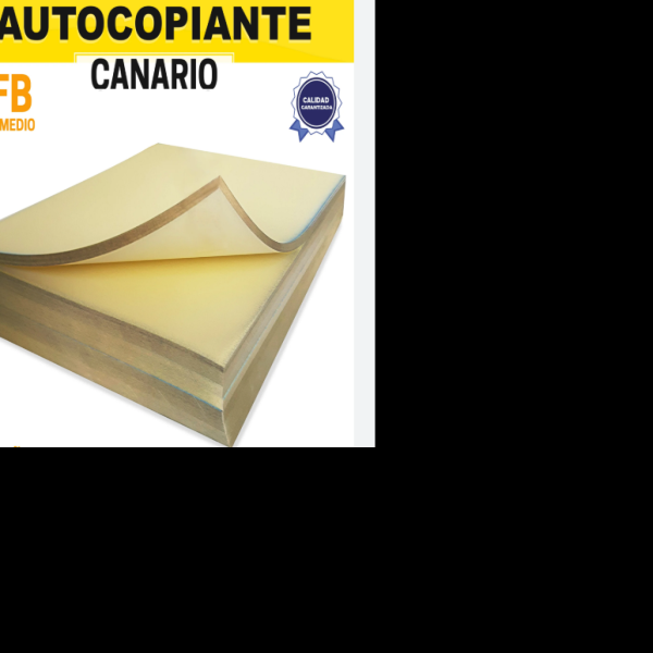 PAPEL AUTOCOPIANTE CFB 75G. OFI. CANARIO INTERM. MILLAR